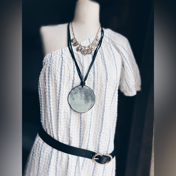 Madewell Midi Dress Seersucker - Picture 14 of 16